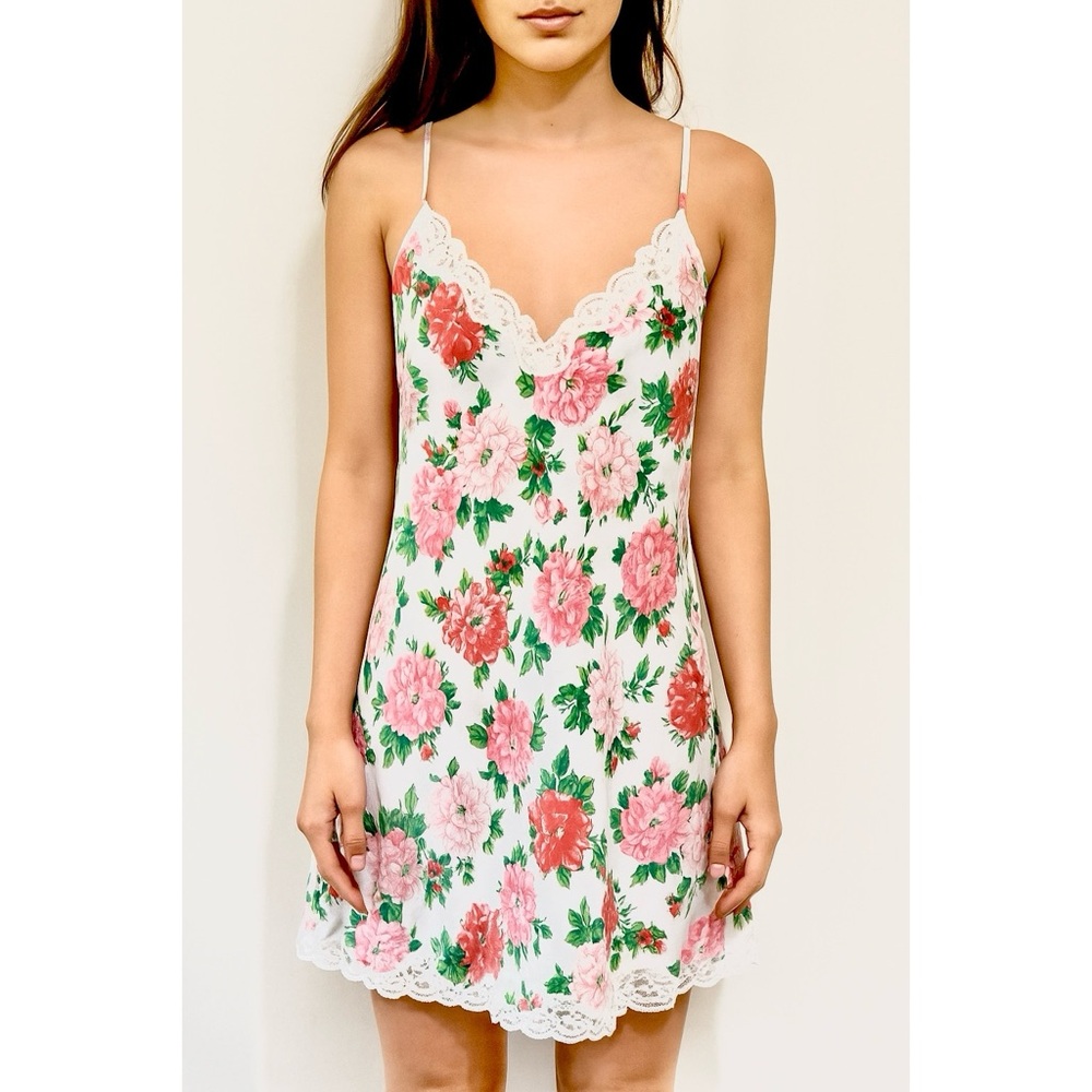 Victoria's Secret | VTG Lace Floral Camisole Slip Lingerie Nightie